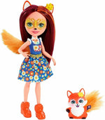 Păpușă mini Mattel Enchantimals - Felicity Fox & Flick (FXM71)