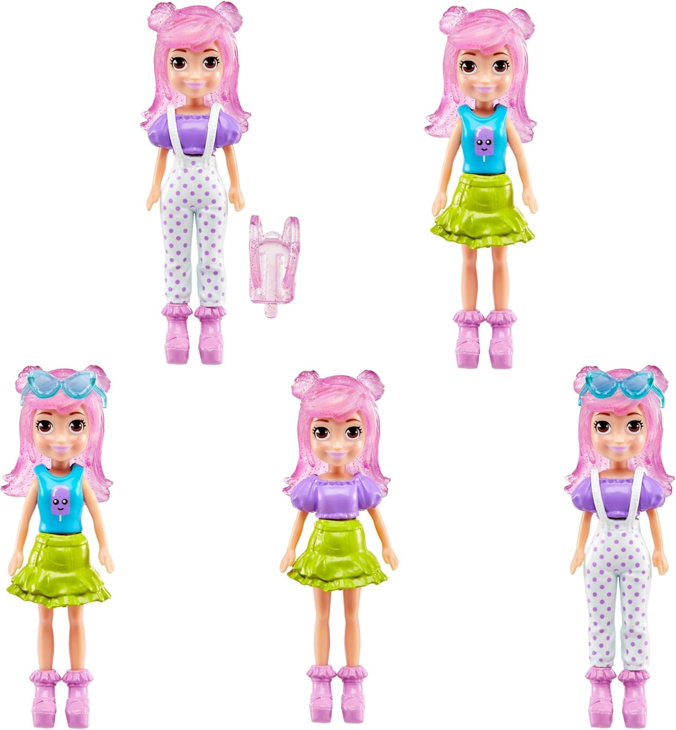 Mattel Polly Pocket - Păpușă mică de modă (HRD59)