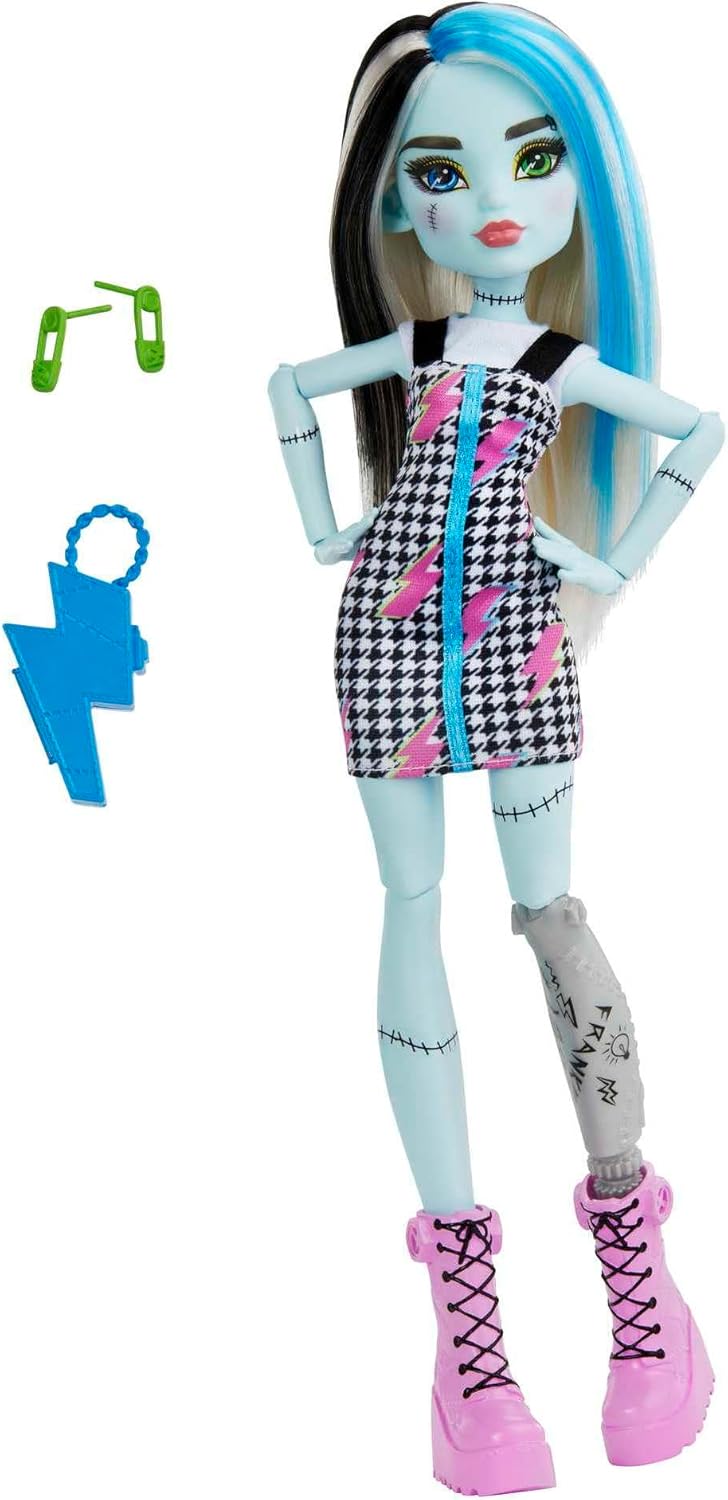 Păpușă de modă Mattel Monster High - Frankie Stein (HKY76)