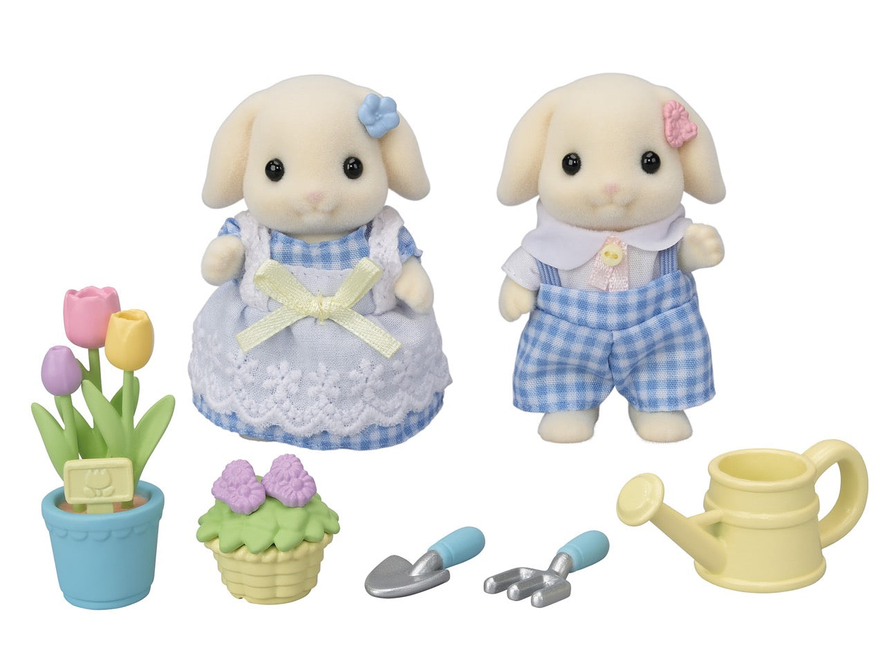 Set de grădinărit pentru flori - Sora și fratele Flora Rabbit