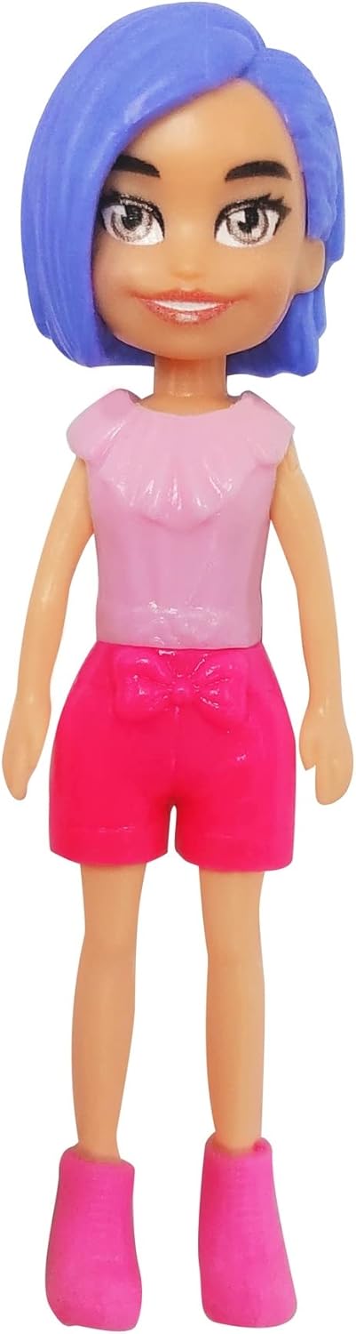 Mattel Polly Pocket - Dulap de modă tematic cu pisici (HKW07)