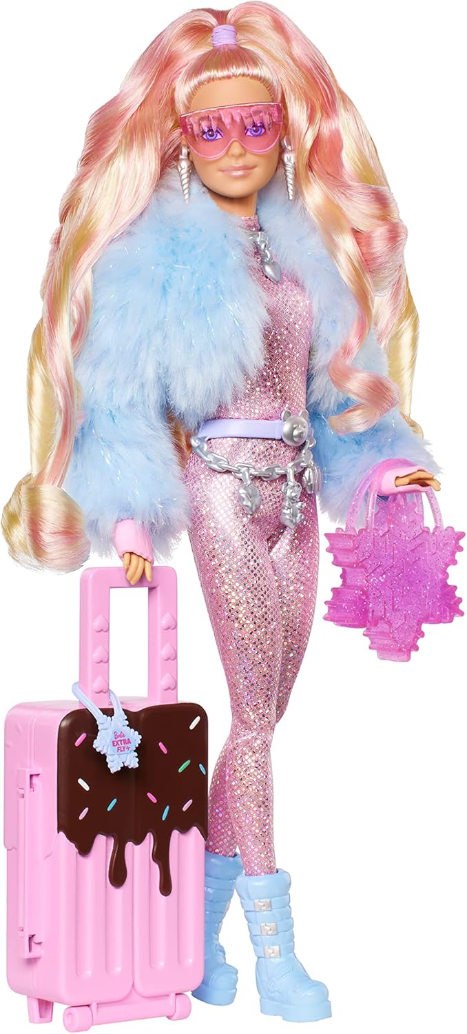 Mattel Barbie: Extra Fly - Lutka v snežnem modnem slogu (HPB16)
