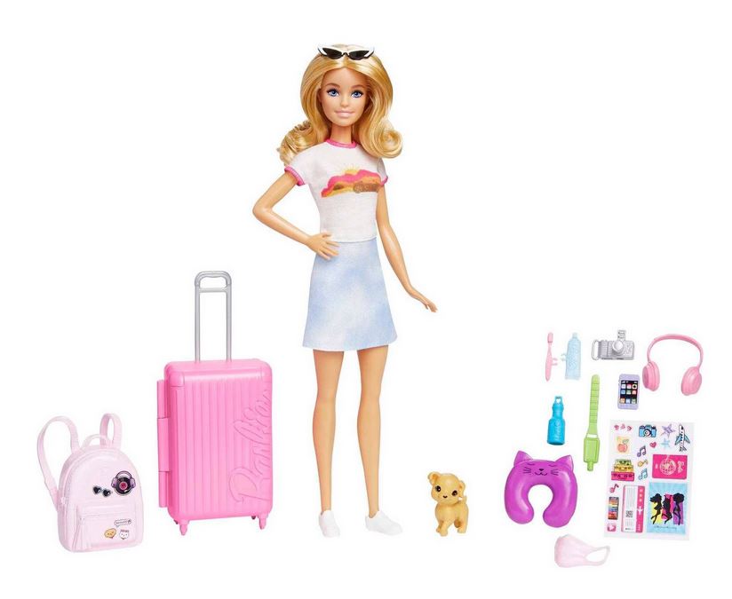 Mattel Barbie - Potovalni set s kužkom(HJY18)