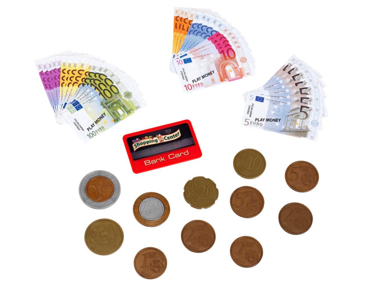 MM - Bani de joc "Euro" cu card de credit, blister
