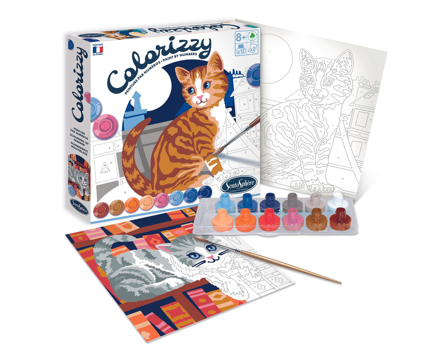 Colorizzy Pictură după numere Pisicuță