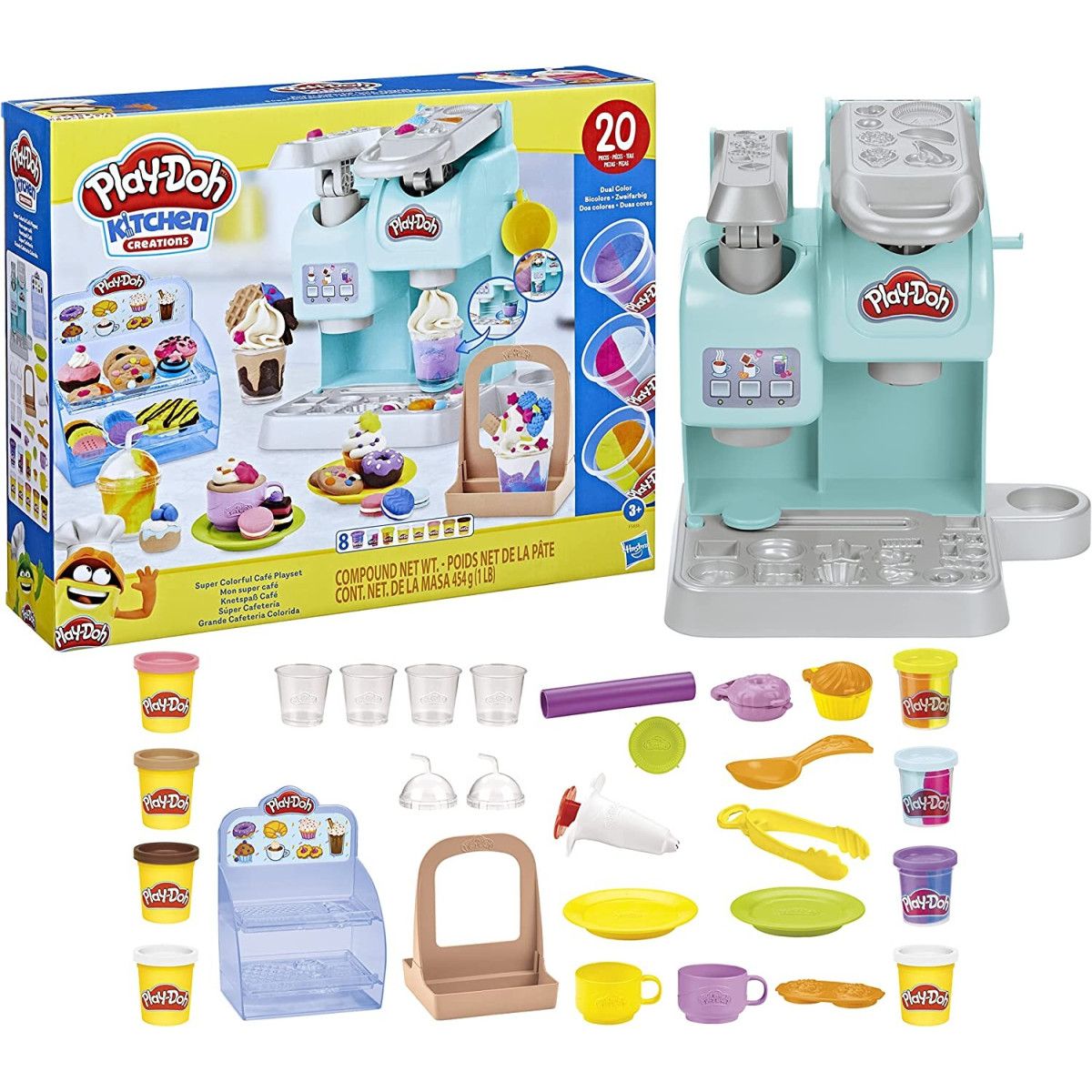 Hasbro Play-Doh: Set de joacă Super Colorat Café (F5836)