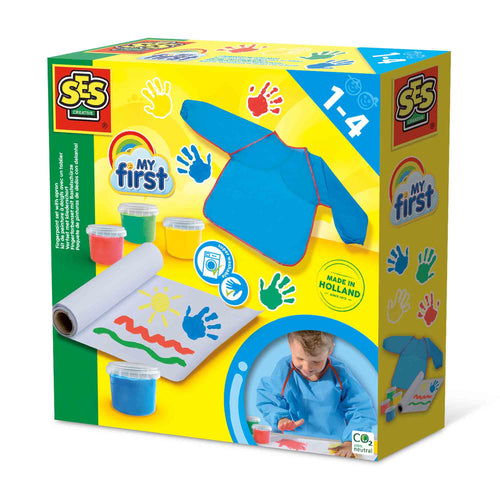 My First - Komplet prstne barve s predpasnikom