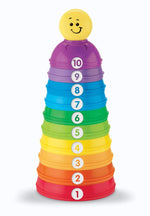 Fisher-Price - Baze Strălucitoare: Căni de Stivuit și Rulat (W4472)