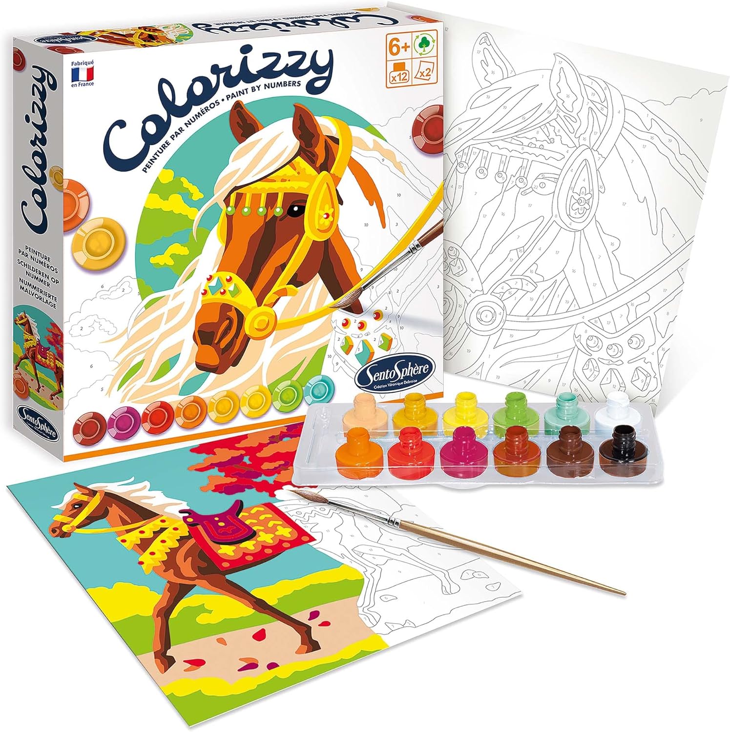 Colorizzy Pictură după numere - Cai