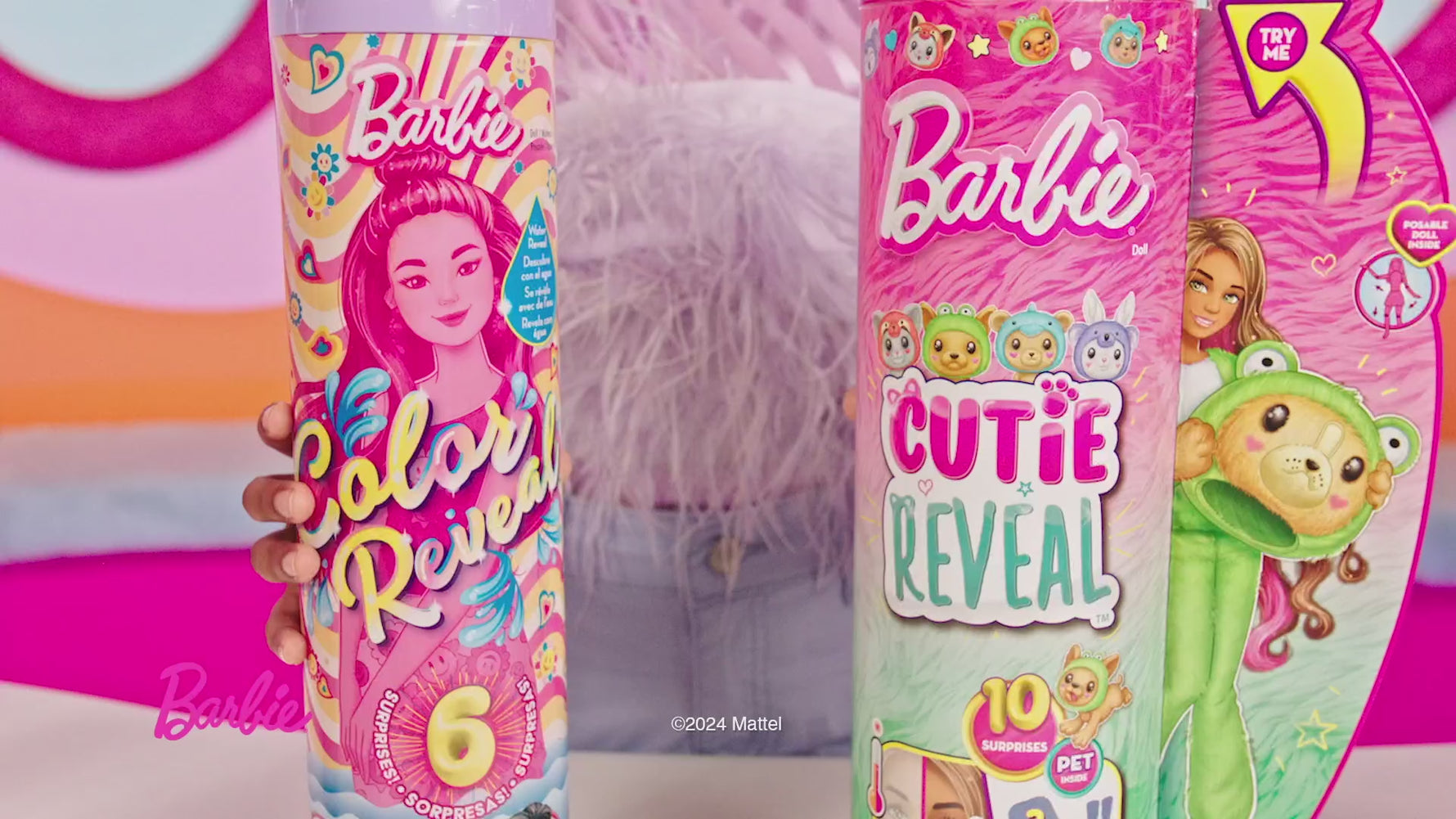 Mattel Barbie - Barvna odkritje mavrična serija lutk (HRK06)