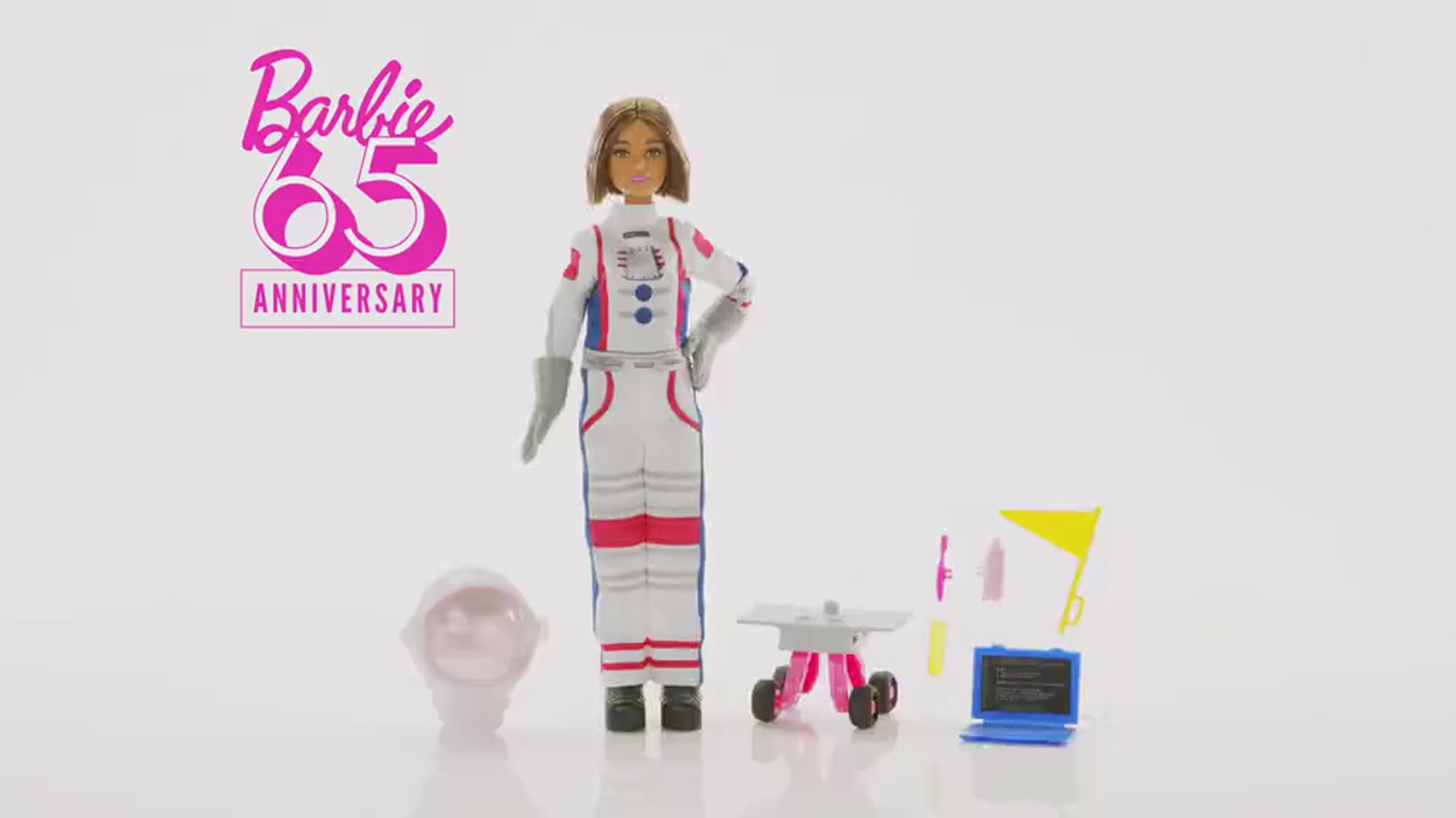 Barbie Lutka Astronavt - 65. Obletnica  (HRG45)