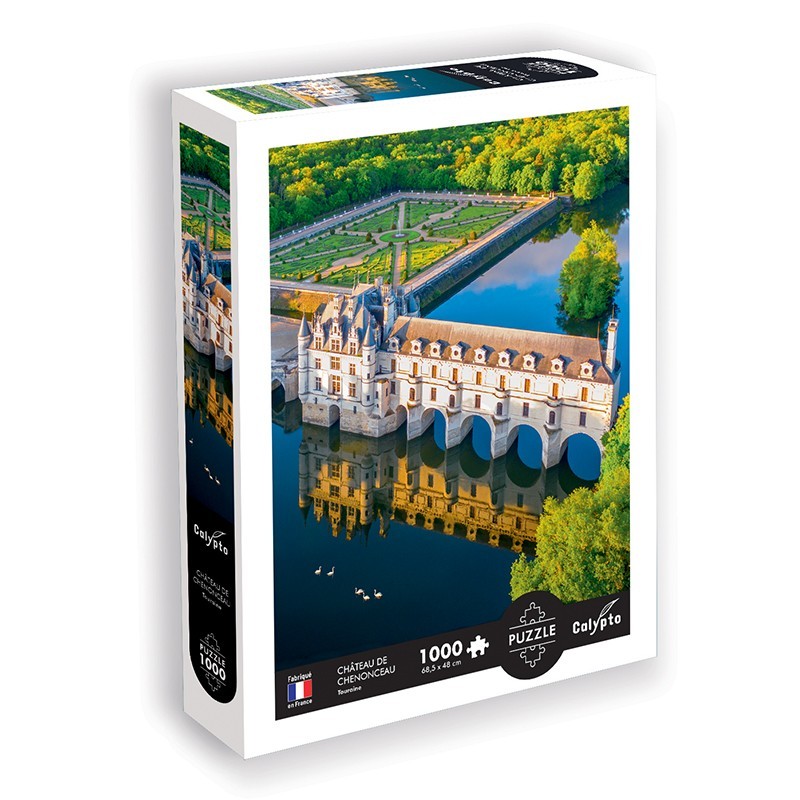 Puzzle 1000 piese - Regiune - Castelul Chenonceau - Touraine