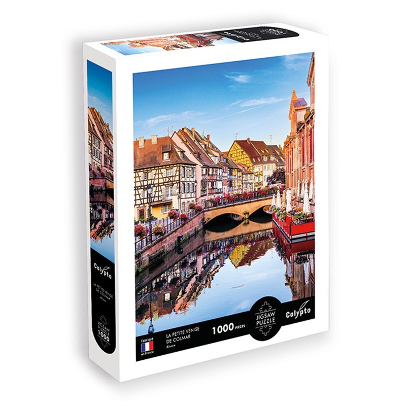 Puzzle 1000 piese - La Petite Venise De Colmar - Alsacia