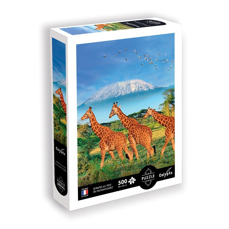 Puzzle 500 piese XL - Girafă