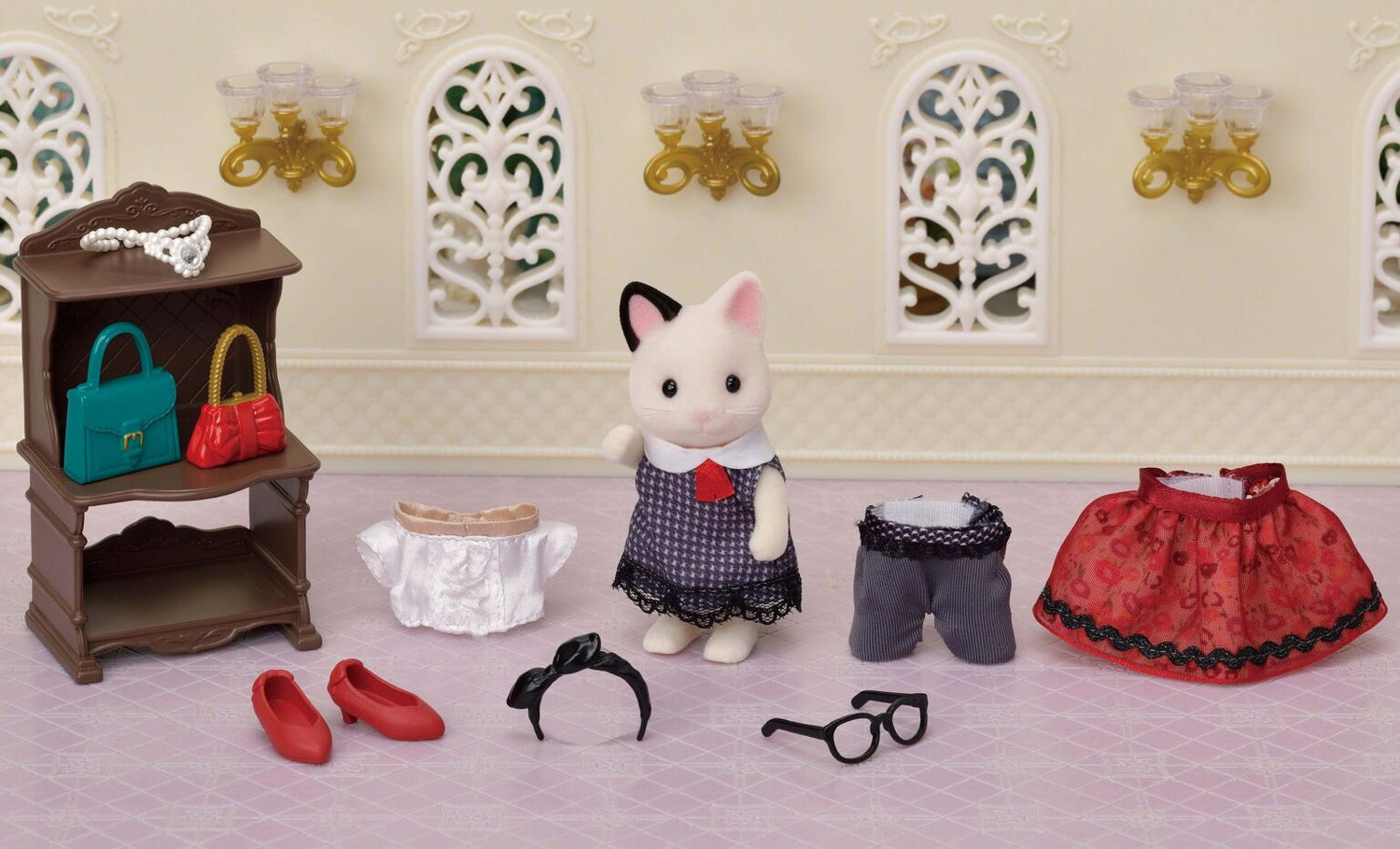 Set de modă pentru joc din seria Town Girl - Pisica în frac