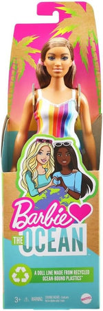 Mattel Barbie - Lutka v obleke z mavričnimi črtami (GRB38)