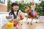 Barbie - Igralni komplet Hugs 'n Horses z lutko Chelsea (FXH15)