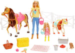 Barbie - Igralni komplet Hugs 'n Horses z lutko Chelsea (FXH15)