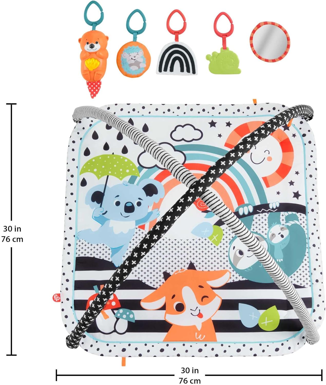 Fisher-Price - 3-1 Igralna podloga z igralnim lokom (HBP41)