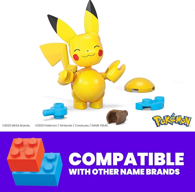 Mattel Mega Pokemon - Pikachu & Zubat Pokeballs (HXP12)