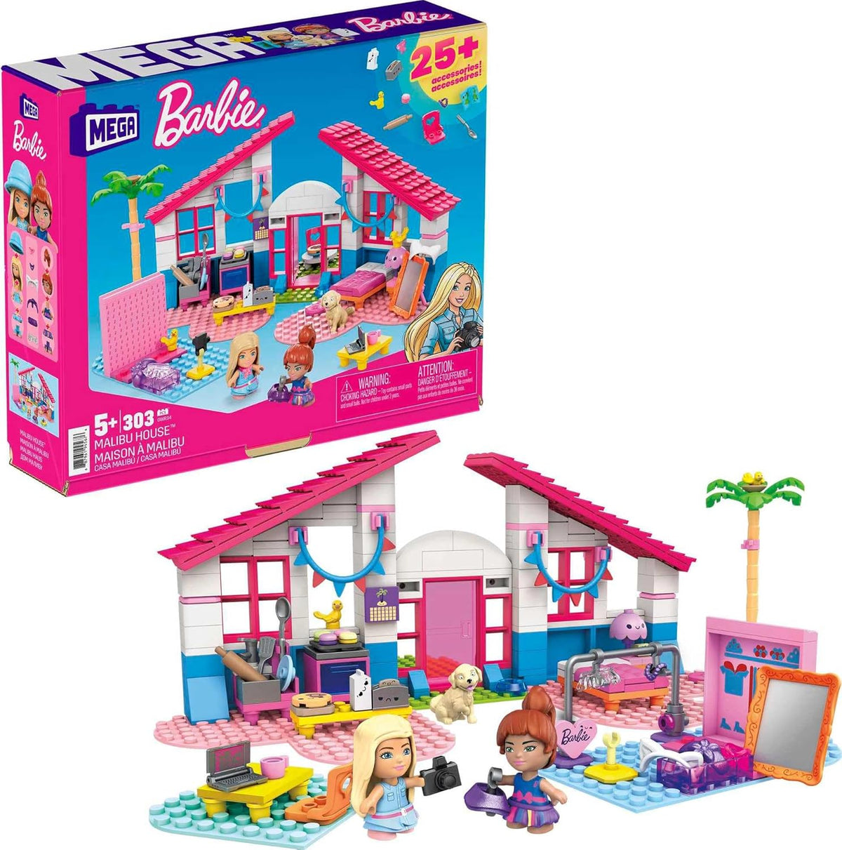 Mattel Mega Barbie - Malibu hiša (GWR34)