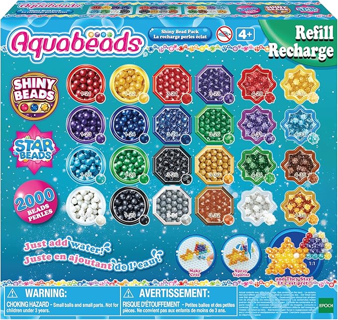 Aquabeads – Pachet de mărgele strălucitoare