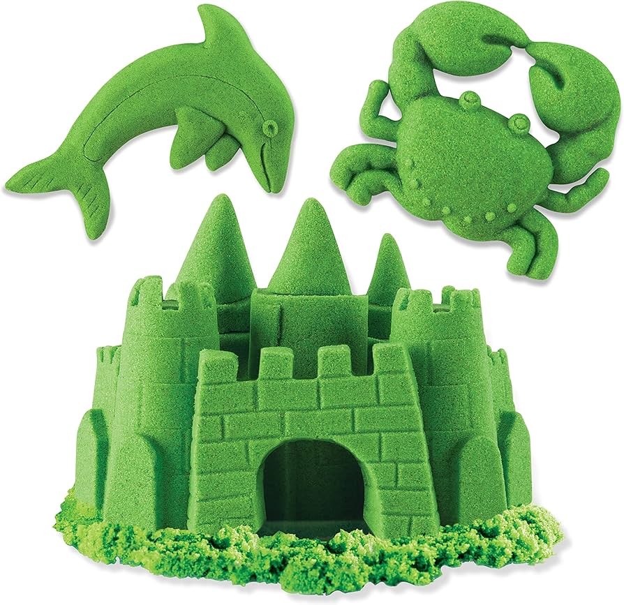 Kinetic Sand - Set pentru nisip - verde neon (20138720)