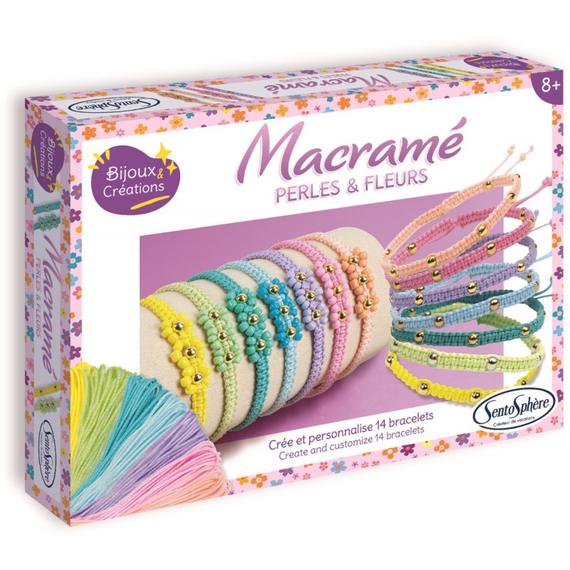 Sentosphère – Set pentru realizarea bijuteriilor: Brățări macramé