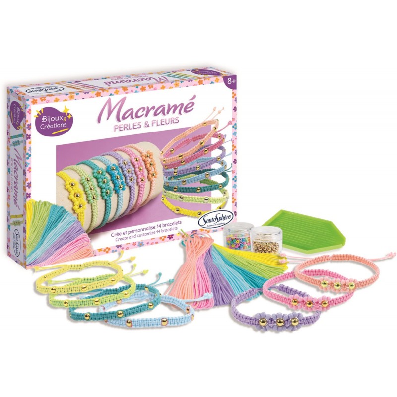 Sentosphère – Set pentru realizarea bijuteriilor: Brățări macramé