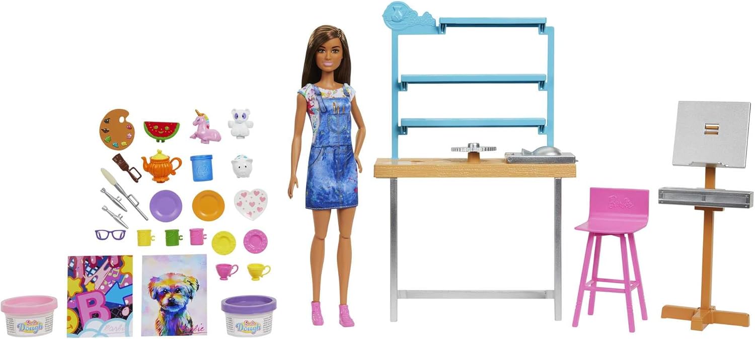 Mattel Barbie - Studio za sprostitev in ustvarjanje (HCM85)