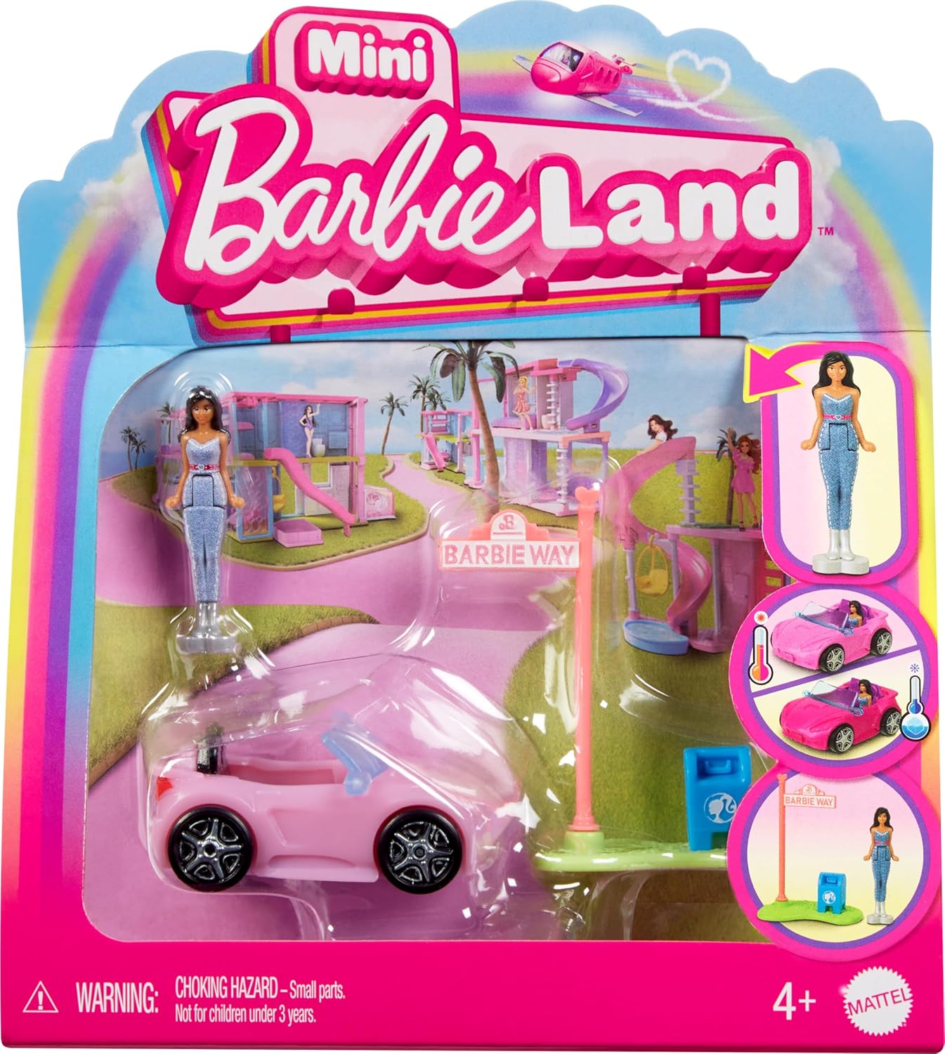 Mattel Barbie: Mini BarbieLand - Lutka in vozilo kabriolet (HYF42)