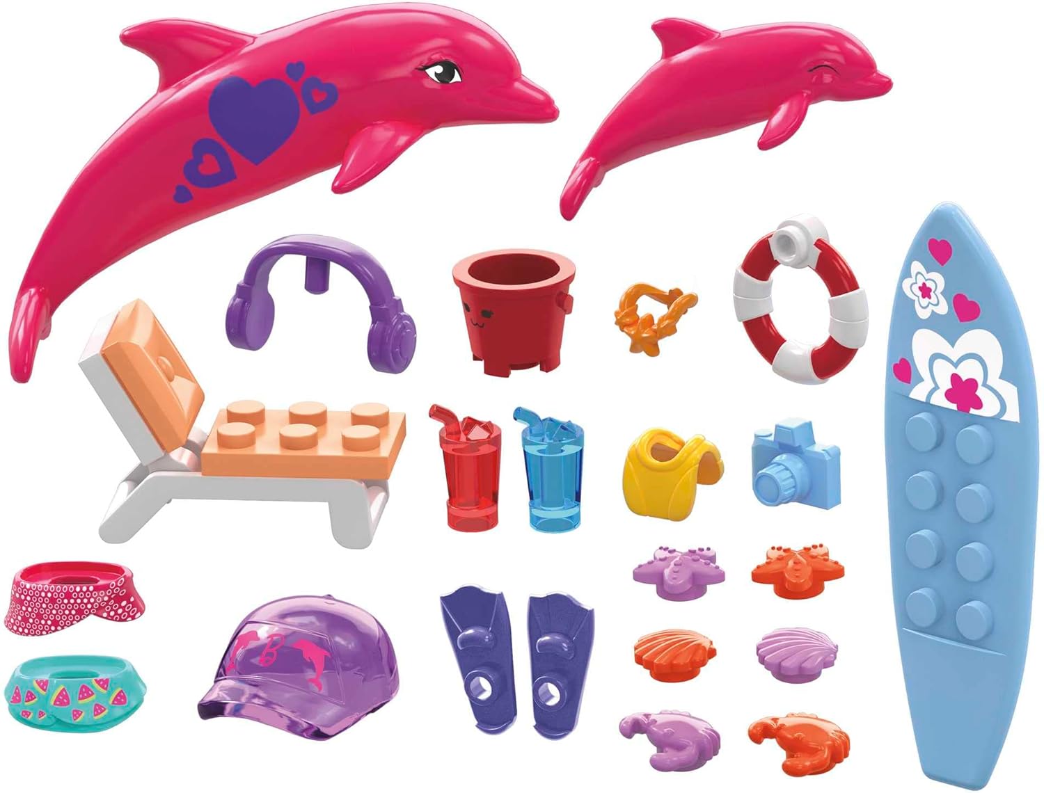 Mattel Mega blocks Barbie - Pustolovščina z delfini (HHW83)