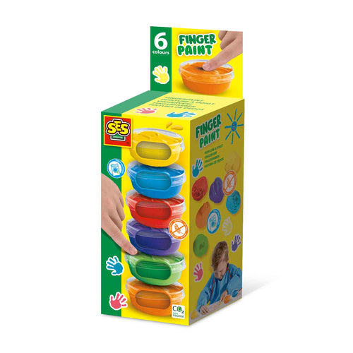 Barva za prste 6 barv x 45 ml